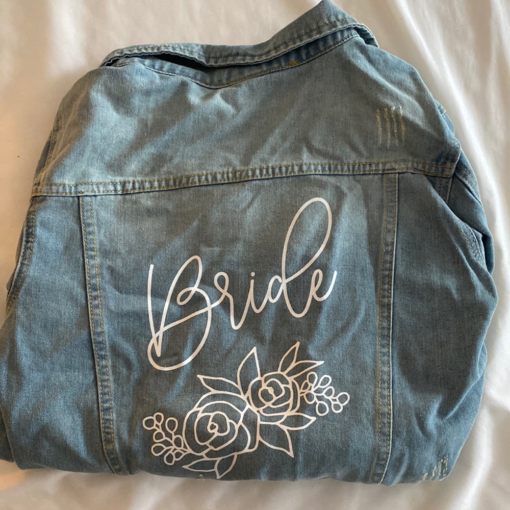 Bride Jean Jacket Size S/M - worn once